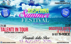 Giovedì 13 Agosto il Gasperina Summer Festival