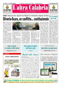 Il giornale L’altra Calabria – Numero di Settembre 2015