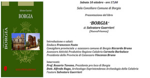 Borgia – Presentazione del libro dall’omonimo titolo sulla città