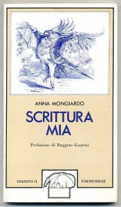 copertina libro SCRITTURA MIA di Anna Mongiardo