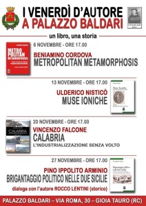 Gioia Tauro – I Venerdì d’Autore a Palazzo Baldari