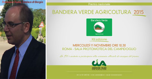 Al Comune di Borgia il premio nazionale “Bandiera Verde Agricoltura”