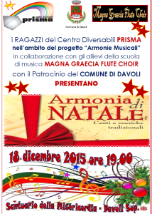 Davoli – Venerdì 18 Dicembre il Concerto “Armonie di Natale”