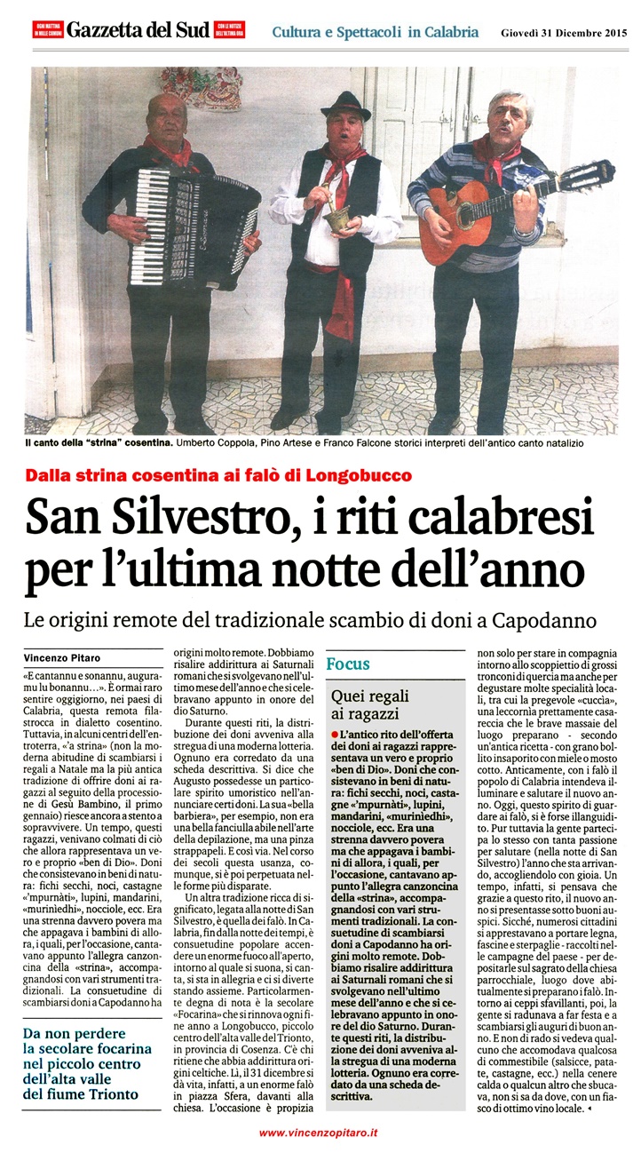 San Silvestro in Calabria - Vincenzo_Pitaro - Gazzetta del Sud