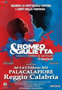 Reggio Calabria – Conto alla rovescia per l’Opera Musicale “Romeo e Giulietta – Ama e cambia il mondo”