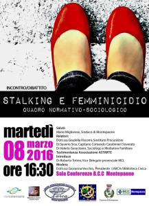 Montepaone – Martedì 08 marzo incontro su Stalking e Femminicidio