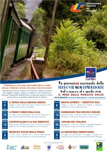 Mese della mobilità sostenibile: gli eventi di Associazione Ferrovie in Calabria