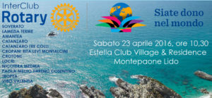 Montepaone – Convegno InterClub Rotary “Aspettando l’estate…”