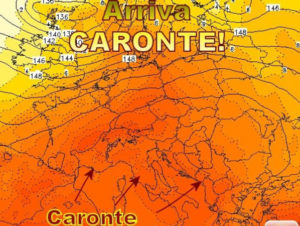 L’Italia nella morsa di Caronte, temperature africane