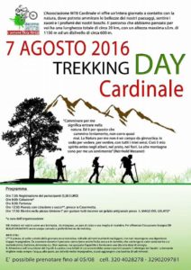 Cardinale – Domenica 7 agosto il Trekking Day