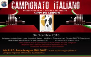 Campionato Italiano Bench Press & Dead Lift (Combined)