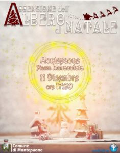 Montepaone – Domenica 11 Dicembre l’Accensione dell’Albero di Natale