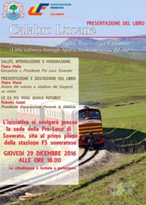 Soverato – Presentazione Libro “Calabro-Lucane, Piccole Ferrovie tra Puglia, Basilicata e Calabria”