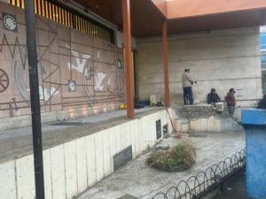 Catanzaro – Partiti i lavori di riqualificazione del mural di Mimmo Rotella