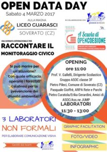 Open Data Day del Liceo Scientifico statale “A. Guarasci” Soverato