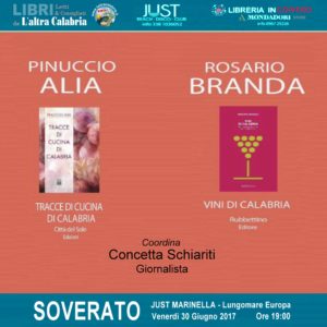 Soverato, Pinuccio Alia e Rosario Branda il 30 giugno alla “Marinella”