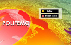 Arriva  l’anticiclone africano “Polifemo”, temperature in aumento anche in Calabria