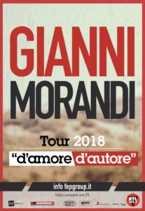 Gianni Morandi in concerto a Reggio Calabria il 15 marzo 2018, partite ufficialmente le prevendite