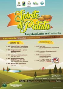 Sabato 16 e domenica 17 Settembre sul lungolago di Lorica “Spirito di Patata 2017”