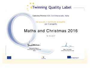 Doppio riconoscimento Etwinning: Quality Label e European Quality Label per la 2^C Scuola Primaria Chiaravalle 2