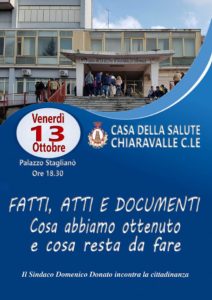 Ex ospedale di Chiaravalle, venerdì il sindaco incontra la cittadinanza