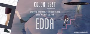 EDDA in concerto a Lamezia Terme per Color Fest Winter Session