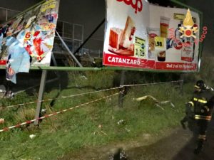 Vento di burrasca in Calabria, numerosi interventi dei Vigili del Fuoco