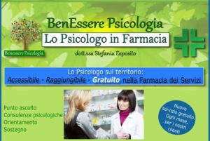 Lo Psicologo in Farmacia: primo trimestre di sperimentazione nella provincia di Catanzaro