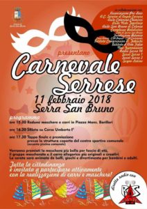 Serra San Bruno – Successo per la prima edizione del Carnevale serrese