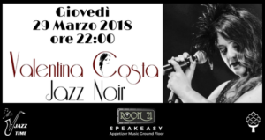 Valentina Costa Jazz Noir al Jazz Club Room 21 di Soverato