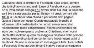False “Catene di Sant’Antonio” per Facebook a pagamento su Whatsapp, anche la Polizia Postale invita a diffidare