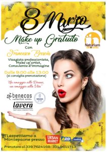 Naturium, idea regalo per l’8 marzo: make up gratuito a Montepaone Lido