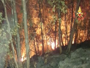 Incendi sterpaglie in tutta la Provincia di Catanzaro
