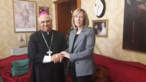 Catanzaro, la senatrice Vono (M5S) incontra l’arcivescovo Bertolone