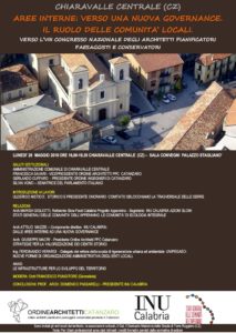 Lunedì 28 Maggio a Chiaravalle convegno su aree interne e comunità dell’Appennino