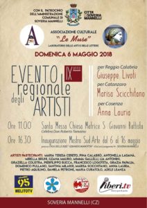 Domenica 6 Maggio il IX Evento regionale degli artisti a Soveria Mannelli