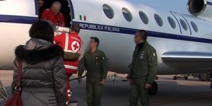 Paziente calabrese a rischio di vita trasferito con volo Falcon a Udine