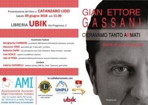 A Catanzaro Lido si parla di cuori spezzati e violenza con Gian Ettore Gassani e “C’eravamo tanto aRmati”