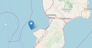 Forte scossa di terremoto sulla costa tirrenica della Calabria