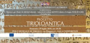 Scherìa, il MIBAC e Invitalia presentano il progetto “Tiriolo Antica”