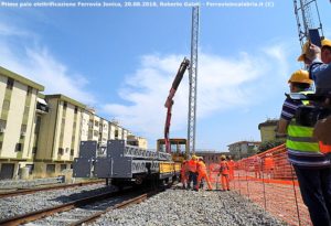 La nuova storia della Ferrovia Jonica inizia da Corigliano: avviata l’elettrificazione