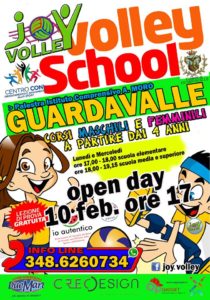 Joy Volley: Open Day il 10 Febbraio a Guardavalle Superiore. Vieni a provare la Pallavolo!