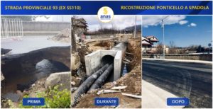 Anas: terminati i lavori di ricostruzione del ponticello lungo la SP 93 a Spadola