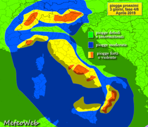 Allerta Meteo – Imminente forte maltempo, previsti violenti nubifragi anche in Calabria