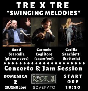 Al Room 21 di Soverato prestigioso appuntamento jazz con Scarcella/Coglitore/Sanchietti