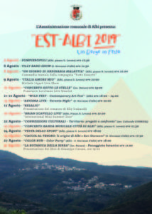 “Est-Albi 2019, un borgo in festa”. Al via un ricco calendario di eventi