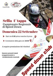 Domenica 22 Settembre a Sellia la quarta tappa del Campionato regionale di Speed Down