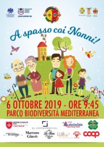 Domenica 6 Ottobre la manifestazione “A spasso coi nonni” al Parco della Biodiversità Mediterranea