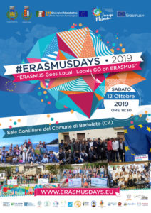 Badolato ospita l’Erasmus Day 2019 con l’evento “Erasmus Goes Local ∙ Locals Go on Erasmus”