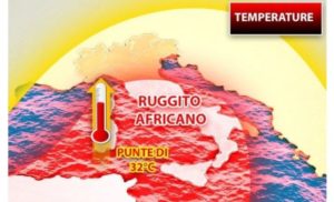 Torna il caldo estivo con l’anticiclone africano, punte di 30 gradi in Calabria